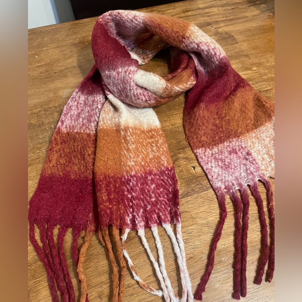 Fall Colored Scarf - Picture 2 of 4